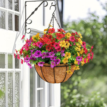 🔥Artificial Hanging Flower Basket🌸No Watering, No Wilting💧Everlasting Beauty for Your Home