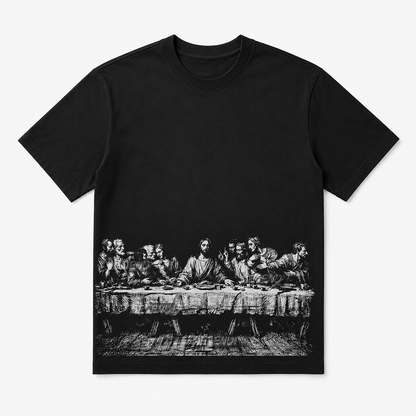 Vintage Last Supper Heavyweight Oversized T-Shirt 🏛️