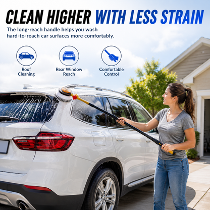All-in-One Water-Fed Scrub Brush (Cars, Rugs, Patios & Decks)