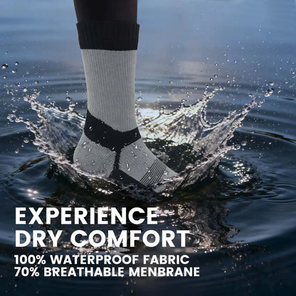 Waterproof Ankle Socks for Men & Women, Lightweight & Thermal Options, 3-Layer Stretch Technology