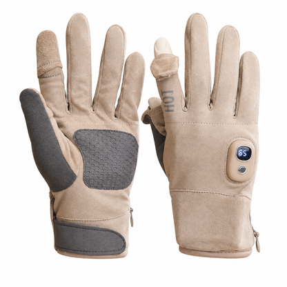🔥 49%OFF Today | Rechargeable Heated Gloves – Touchscreen Winter Gloves with Adjustable Heat for Skiing, Hiking & Outdoor Use