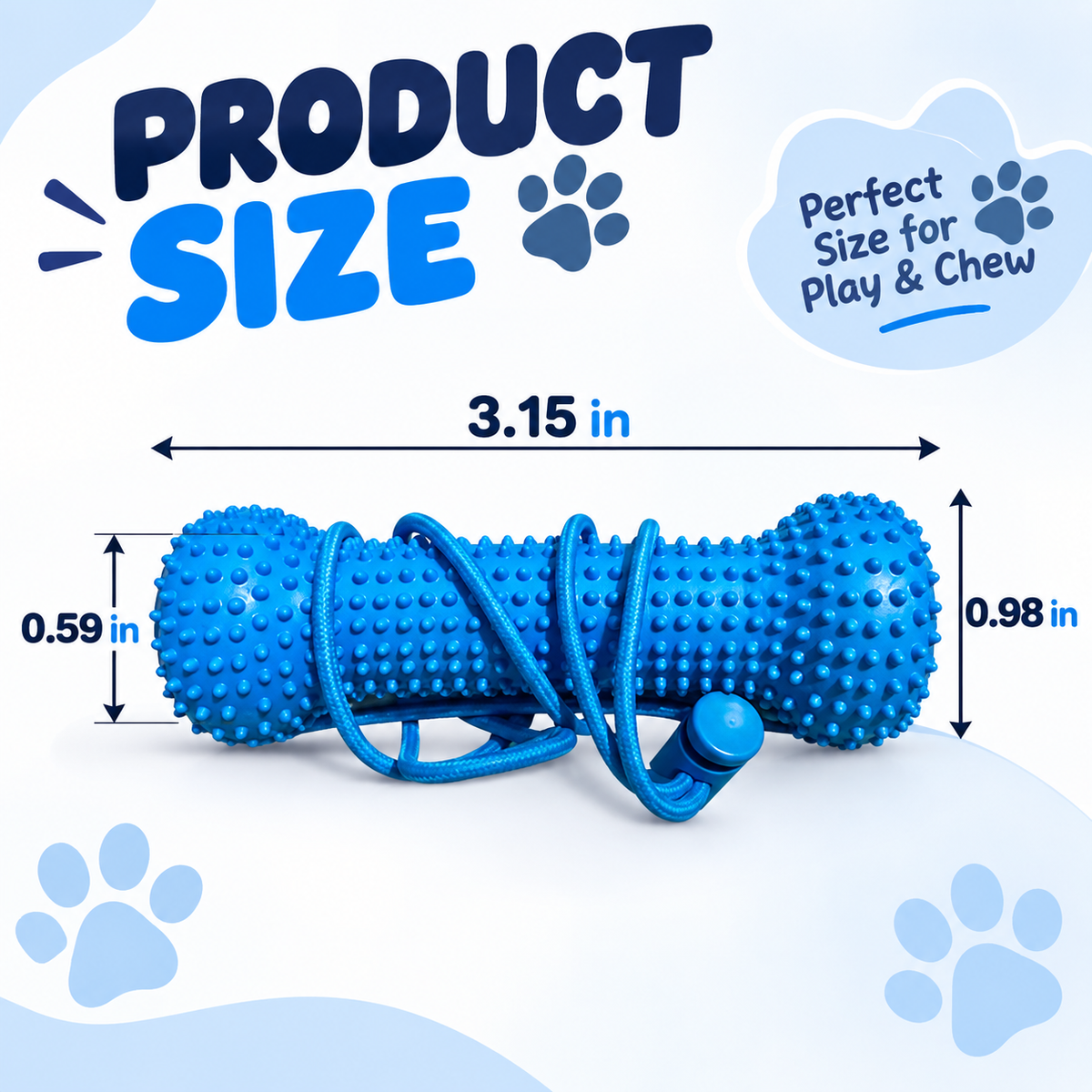 Interactive Dog Dental Chew Toy & Oral Cleaning Stick 🦷