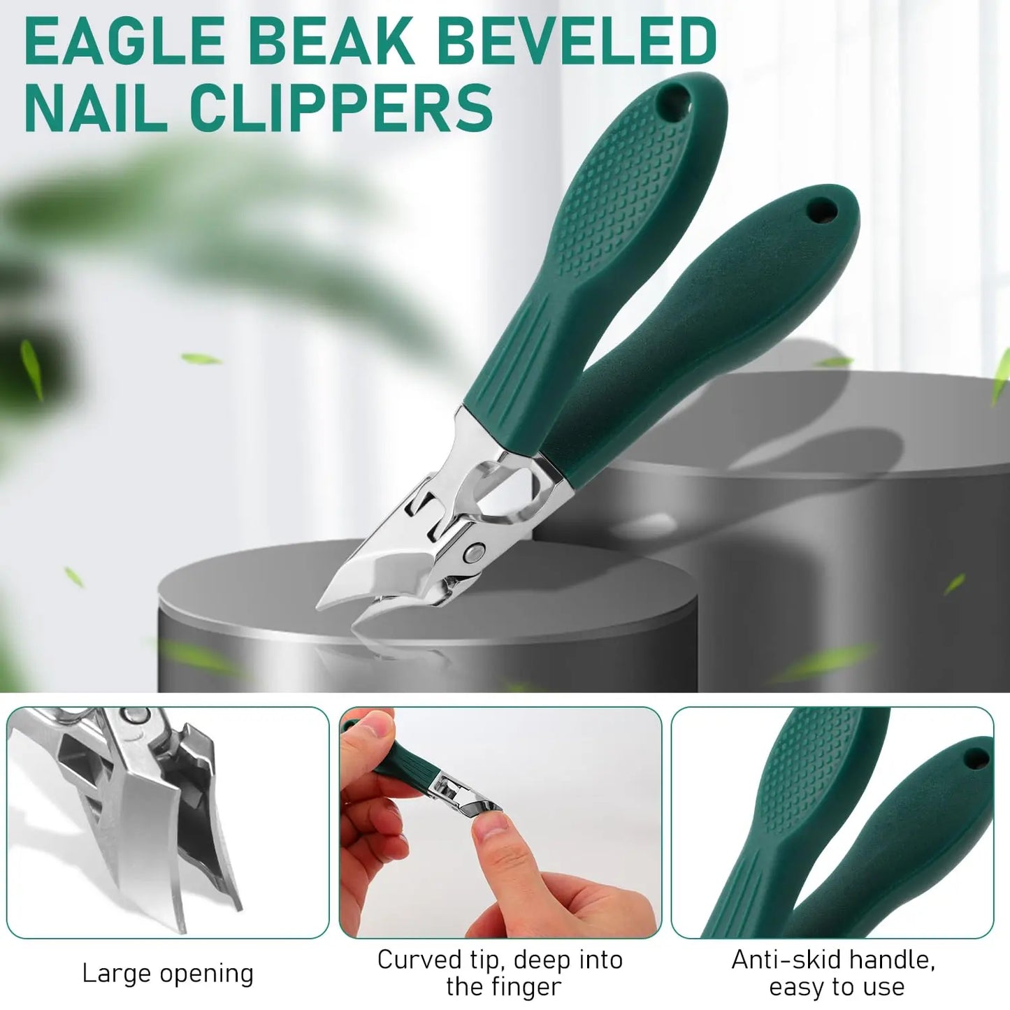 🔥HOT SALE 49% OFF – 3PCS Slanted Nail Clipper Set