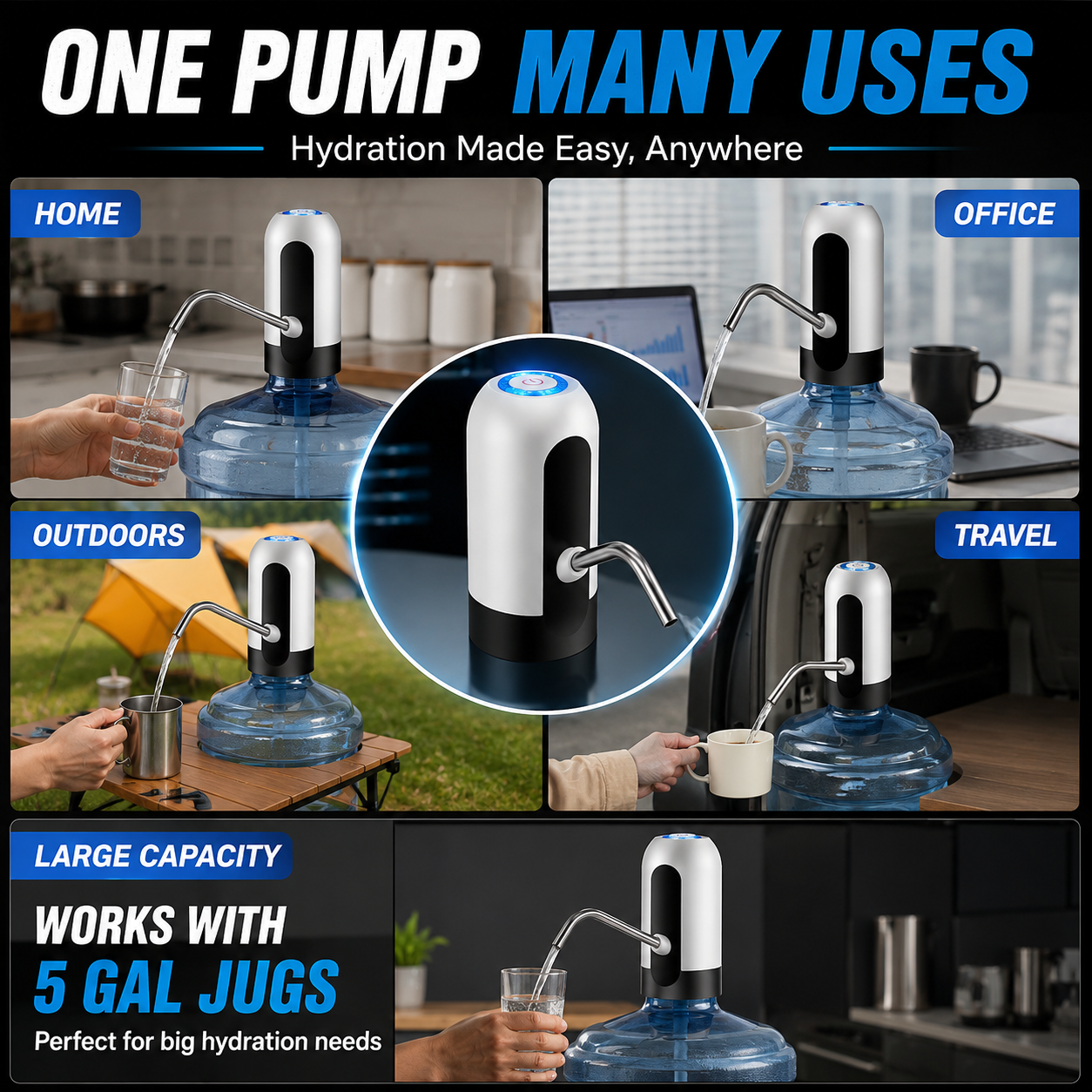 🚗 Cordless Electric Oil Extractor & Fluid Transfer Pump
