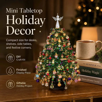 🎄 Handcrafted Beaded Christmas Tree Decor