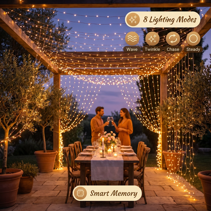 ☀️ Solar Powered LED Fairy String Lights