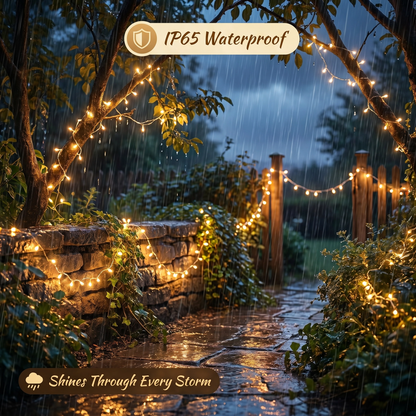 ☀️ Solar Powered LED Fairy String Lights