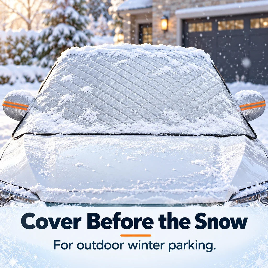 ❄️ Windshield Snow Cover + 2 Mirror Covers | Winter Ready