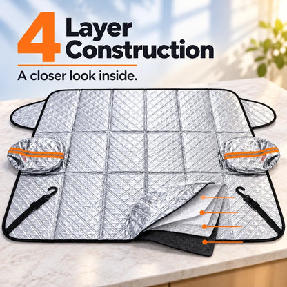 ❄️ Windshield Snow Cover + 2 Mirror Covers | Winter Ready