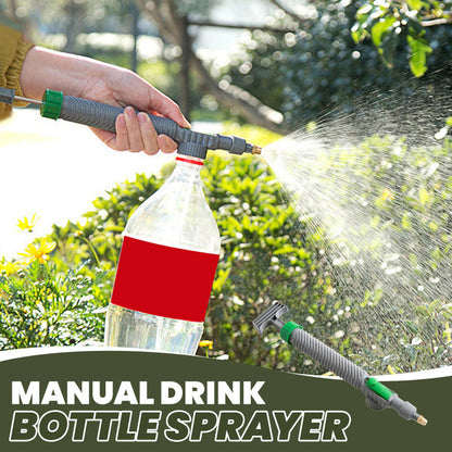 🌿 Save 50%! Adjustable Pressure Bottle Sprayer – Universal Fit for Standard Beverage Bottles