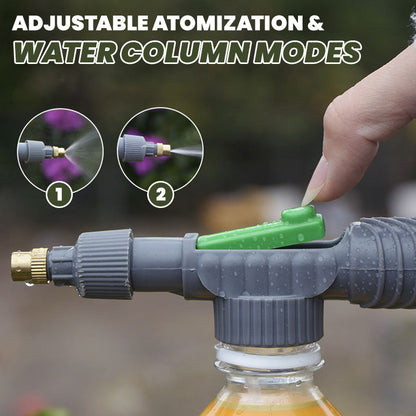 🌿 Save 50%! Adjustable Pressure Bottle Sprayer – Universal Fit for Standard Beverage Bottles