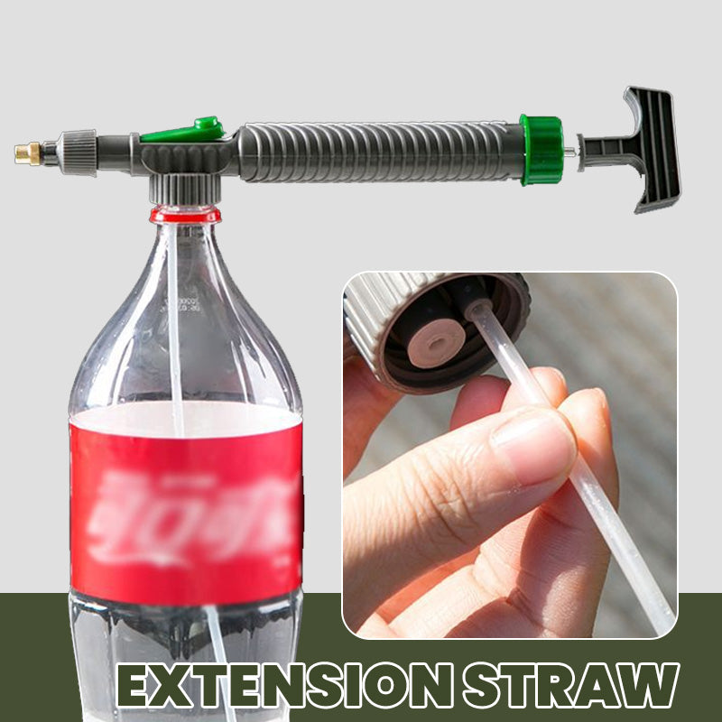 🌿 Save 50%! Adjustable Pressure Bottle Sprayer – Universal Fit for Standard Beverage Bottles
