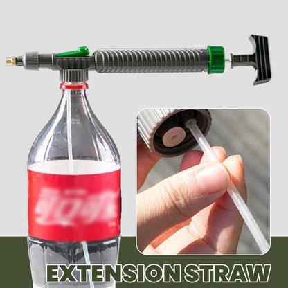 🌿 Save 50%! Adjustable Pressure Bottle Sprayer – Universal Fit for Standard Beverage Bottles