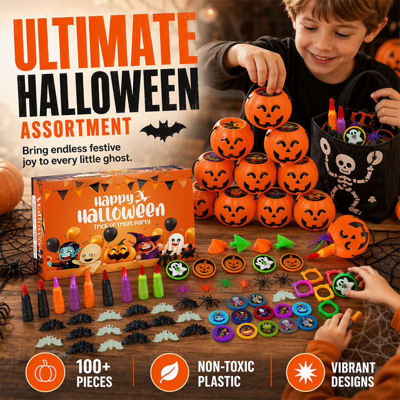 📢📢49% OFF !! ⏰Halloween Toy Assortment Party Favor Set