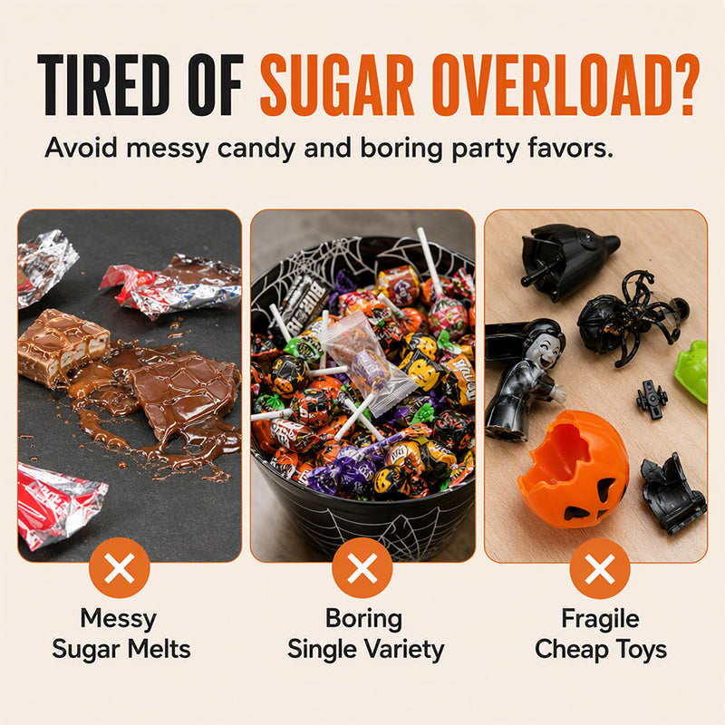 📢📢49% OFF !! ⏰Halloween Toy Assortment Party Favor Set