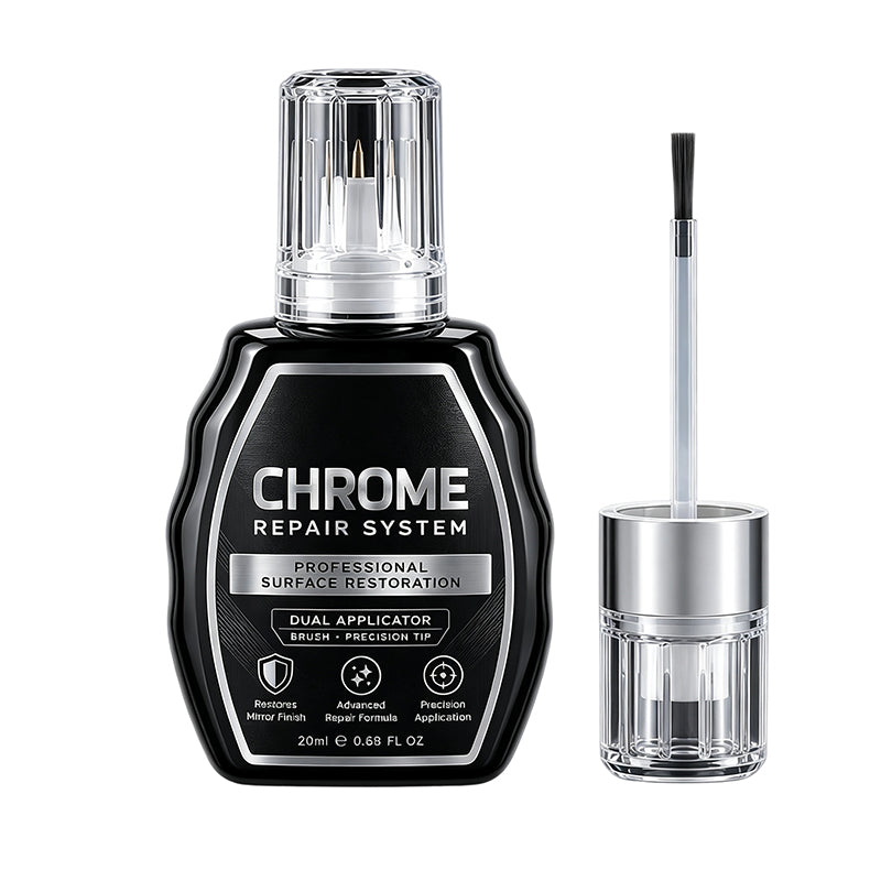 🥳HOT SALE 2026🥳💞50,000+ SOLD! ✨🚗 Chrome Restoration Kit – Removes Oxidation & Restores a Mirror-Like Metallic Shine | Premium Quality