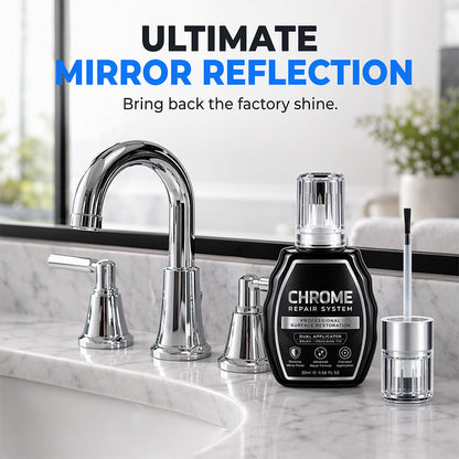 🥳HOT SALE 2026🥳💞50,000+ SOLD! ✨🚗 Chrome Restoration Kit – Removes Oxidation & Restores a Mirror-Like Metallic Shine | Premium Quality