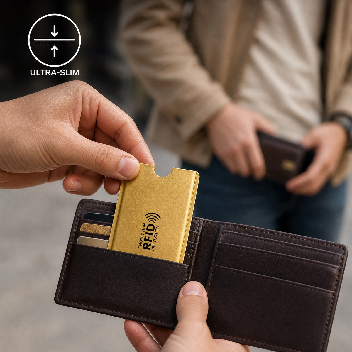 🔒 Premium RFID Blocking Credit Card Sleeves